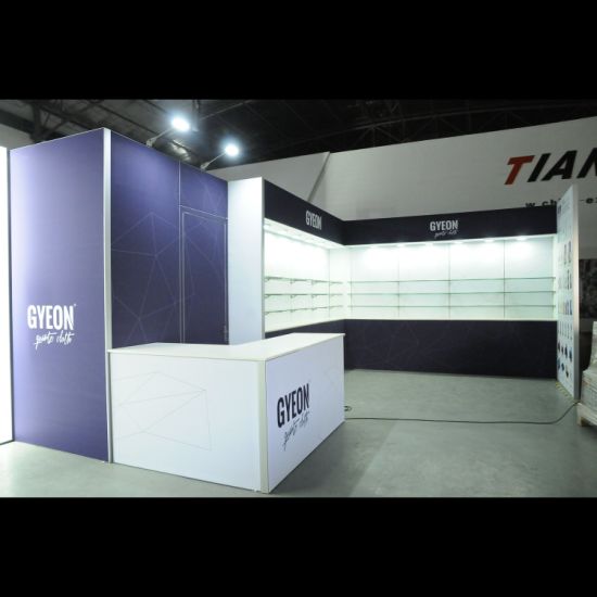 Pameran Desain baru Aluminium Backdrop Expo 10 X 20 Trade Show Booth