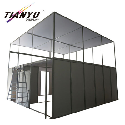 Aluminium Profil Exhibition Booth Desain / Trade Show Pameran / Banner Stand