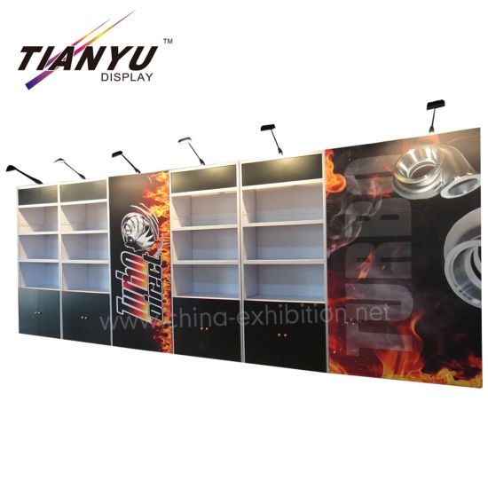 Desain Booth Pameran 4X8m Kustom dengan Acrylic Panel