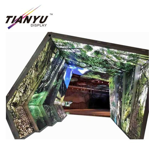 15 Tahun Pengalaman Jiangmen Tianyu Aluminium Bingkai Silicone Ujung Grafis Single Side Frameless Dinding Fabric Light Box
