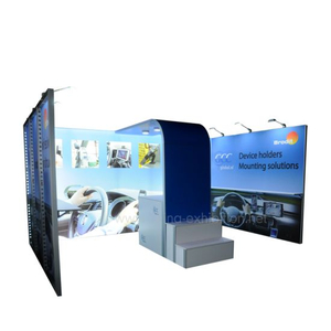 10X20FT Disesuaikan Portabel Modular Reusable Pameran Dagang Pameran Booth Stand Display dalam Aluminium