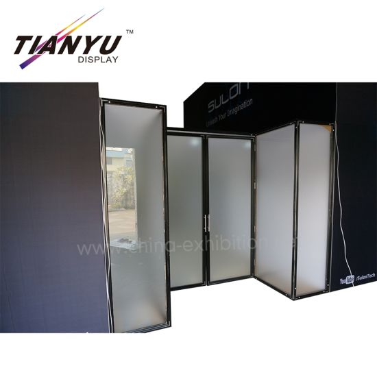Tian Yu Tawarkan Portabel SQF Aluminium ganda Deck Trade Show Pameran Booth