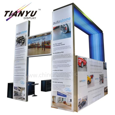 Tian Yu Penawaran 15X15FT Aluminium Bingkai Reusable Booth Desain Pameran