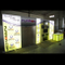 3 * 6 Stall Exhibition Booth Aluminium Portabel Berdiri Tampilan Stall Desain Gratis