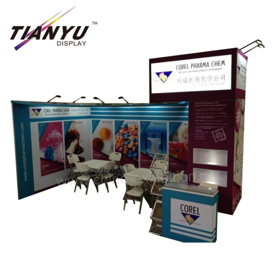 Pembelian murah Lurus Ketegangan Fabric Pameran Booth, Trade Show Booth
