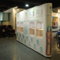 Pameran Tampilan Booth Kontraktor melar Fabric Trade Show Backdrop